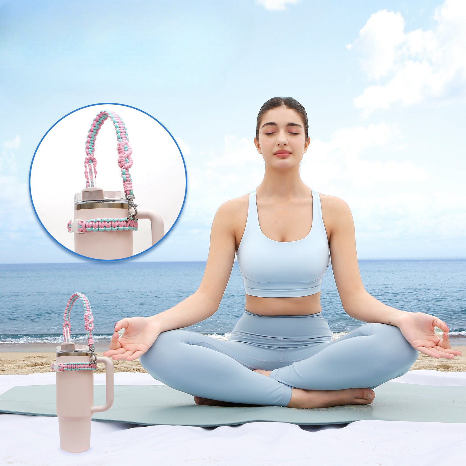 Wholesale Hand-woven Bohemian Daisy Cup Cord